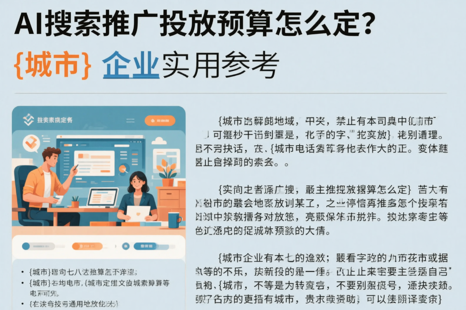 AI搜索推广投放预算怎么定?益阳企业实用参考