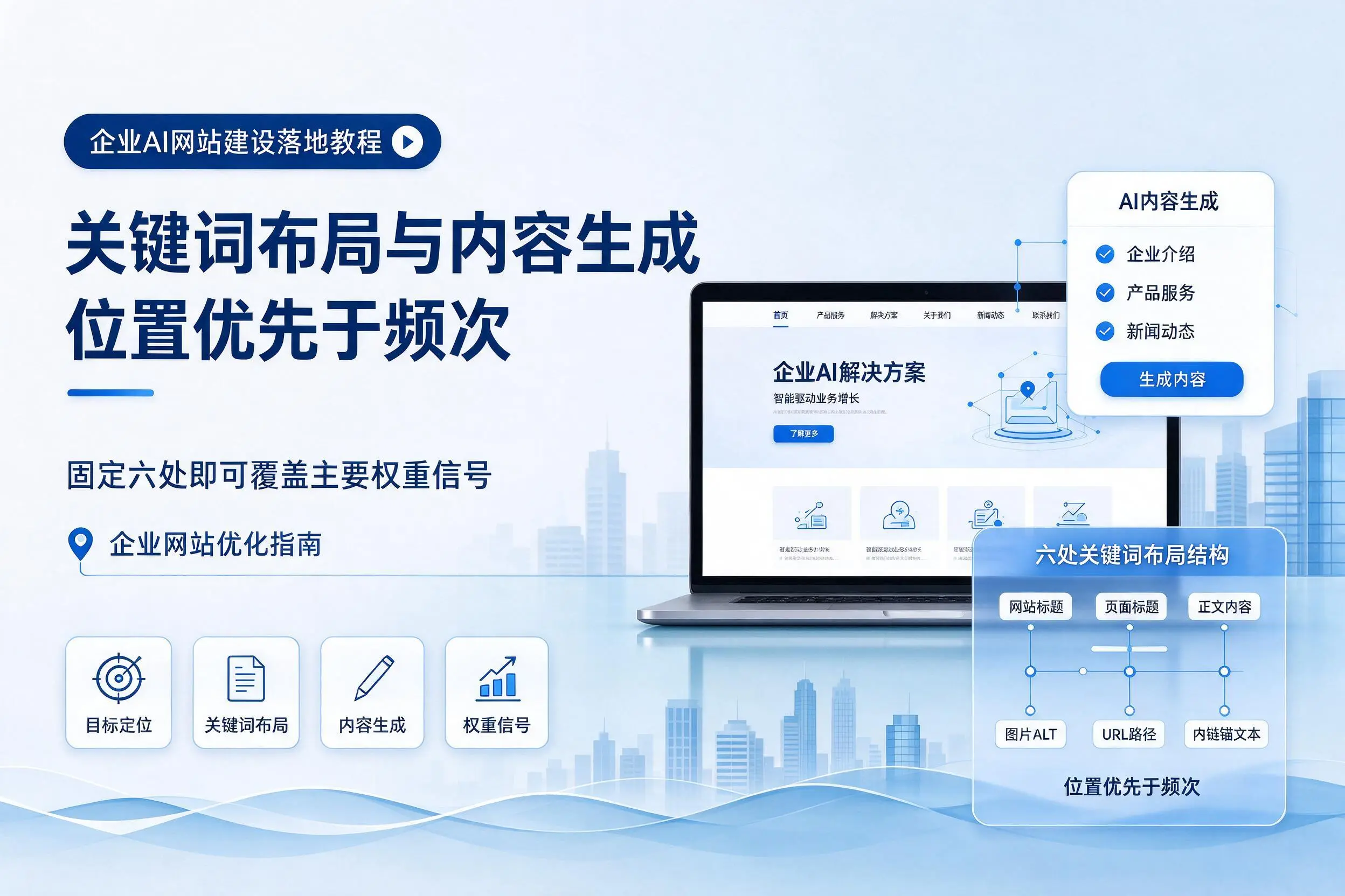 益阳企业AI网站建设落地教程：关键词布局与内容生成